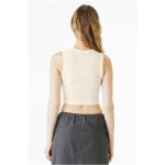 Bella + Canvas Ladies' Micro Rib Muscle Crop Tank