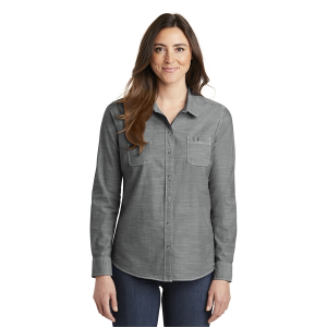 Port Authority® Slub Chambray Shirt - Women's