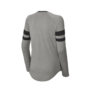 Sport-Tek Ladies Halftime Stripe Long Sleeve V-Neck Tee