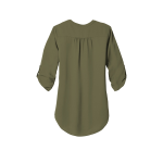 Port Authority Women's 3/4-Sleeve Tunic Blouse.