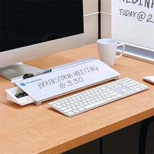 Quartet Glass Dry-Erase Desktop Computer Pad